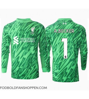 Liverpool Alisson Becker #1 Målmand Udebanetrøje 2024-25 Langærmet